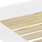 Homeroots White Solid Wood Twin Bed Frame 546946 - alternate 2