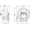 Coxreels Cord Reel, Spring Retracted, 12 AWG, Blue Reel Color, 30 ft Length, 1 Outlets PC10-3012-A - alternate 2
