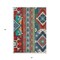 Homeroots 5' X 8' Red Pink And Teal Blue Aztec Washable Indoor Outdoor Area Rug 598503 - alternate 3