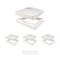 Nuvo Iron 6-in x 6-in White Rigid Plastic Pyramid Post Cap, 4PK PCP29-WEC-IP4 - alternate 1