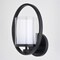 Vaxcel Princeton 1 Light Black Transitional Wall Sconce White Glass W0466 - alternate 4