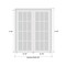 Sartodoors Solid French Double Doors Frosted Glass Grey 56x96 (2* 28x96) Solid Core Modern Interior QUADRO4088DD-OAK-5696 - alternate 4