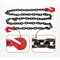 Mytee Products 5/16 inx20 ft G80 Transport Binder Chain Grab Hooks 4000 # WLL Tow Safety Chain, 2PK CH51620-G80x2 - alternate 4
