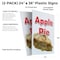 Signmission Apple Pie, Plastic Signs Only 24 Inch x 36 Inch, Corrugated Plastic, 2PK CSB-2436-2PACK-Apple Pie - alternate 2