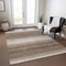 Homeroots 10' X 14' Brown And Beige Abstract Washable Indoor Outdoor Area Rug 599939 - alternate 3