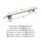 Amerock Stature Golden Champagne Transitional 24 in 610 mm Towel Bar BH36094BBZ - alternate 2