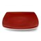 Gibson Home Soho Lounge 16 Piece Soft Square Stoneware Dinnerware Set in Red and White 131714.16R - alternate 3