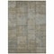 Homeroots 5' X 8' Taupe Brown And Beige Patchwork Washable Indoor Outdoor Area Rug 581624 - alternate 1