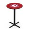 Holland Bar Stool Co 36" Blk Wrinkle Alabama Pub Table, 36" dia. Top L211B3636AL-A - alternate 1