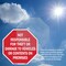 Signmission Not Responsible for Theft or Damage, 10 inch X 10 inch, Aluminum Metal Signs, 2PK OC-A-2PACK-10-106 - alternate 3