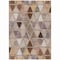 Homeroots 8' X 10' Brown Beige And Khaki Geometric Washable Indoor Outdoor Area Rug 583019 - alternate 4