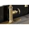 Kingston Brass Single-Handle Kitchen Faucet, Antique Brass KSD2433RNX - alternate 3