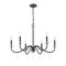 Z-Lite Toussant Matte Black  6 Light Chandelier 6103-32MB - alternate 3