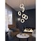 Afx Halo 6-Light Round Pendant, 120V, 108W, 5 CCT, Light Brass HLOP08LAJUDLBRND6 - alternate 2