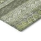 Homeroots 5' X 8' Olive Green And Artichoke Green Southwestern Washable Indoor Outdoor Area Rug 582837 - alternate 3
