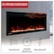 Northwest Electric Fireplace 42 in Wall Mounted with Fire Crackling Sounds & Remote to Adjust LED Flames 80-BEF-42W - alternate 3