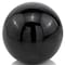 Homeroots 4" Black Aluminum Decorative Orb Tabletop Sculpture 373767 - alternate 3