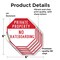 Signmission Private Property No Skateboarding, 6 inch X 6 inch, Vinyl Decal, 5PK OC-D-5PACK-6-155 - alternate 2