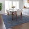 Homeroots 8' X 10' Navy Blue And Ivory Geometric Washable Indoor Outdoor Area Rug 602386 - alternate 4