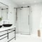 Vigo E-Class 36 in. L x 48 in. W x 82 in. H Frameless Sliding Shower Enclosure Kit in Matte Black VG6053MBCL48WL - alternate 3