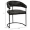 Leisuremod Aero Collection Modern Dining Chair in Charcoal AC23CH - alternate 3