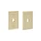 Monoprice WallPlate, Blank Keystone, 1 Hole, Ivory 6726 - alternate 2