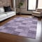 Homeroots 5' X 8' Purple And Lavender Geometric Washable Indoor Outdoor Area Rug 604888 - alternate 3