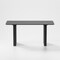 Homeroots 67" Black Wood Double Pedestal Base Dining Table 713570 - alternate 3