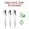 Smarty Had A Party Silver Disposable Plastic Serving Spoons (150 Spoons), 150PK 2642-CASE - alternate 2