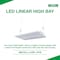 Beyond Led Technology LED Linear High Bay, Adj Watt 240W-270W-310W, 36240-46810 Lumens, 5000K, White Housing BLT-LHBC(240/270/300)W-50KLV-S - alternate 4