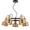 Jonathan Y Gallery 24 in. 5-Light Adjustable Spotlight Metal LED Chandelier, Brass Gold JYL6127A - alternate 4