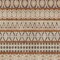 Homeroots 3' X 5' Chocolate And Taupe Quatrefoil Washable Indoor Outdoor Area Rug 583216 - alternate 3