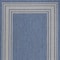 Homeroots 4' X 6' Denim Blue And Ivory Geometric Indoor Outdoor Area Rug 572617 - alternate 3