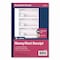 Adams Business Forms Money/Rent Receipt Book, Two-Part Carbonless, 7.13 x 2.75, 200 Forms Total DC1182 - alternate 1