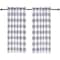 Simple Deluxe Buffalo Plaid Check Kitchen Tier Curtains, Short Small Window Gingham Curtain for Cafe, Bathroom, K HICURTBLKOUTBUFFALO2636WHTGRY - alternate 3