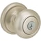 Kwikset Signature Series Satin Nickel Juno Entry Door Knob with SmartKey 740J 15 SMT CP K4 - alternate 2