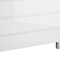 Homeroots 48" White Wood Freestanding Bathroom Vanity With White Sink And Three Drawers 624163 - alternate 2