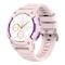 Kospet TANK S2 1.32-In. AMOLED GPS Smartwatch with Silicone Band Violet Pink P-S001-P - alternate 1