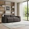 Homeroots 36" Dark Brown Fabric Sofa 568285 - alternate 2
