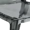 Leisuremod Modern Dynamic Dining Chair, Transparent Black DC19TBL - alternate 4