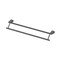 Gatco Bleu 24" Double Towel Bar, Matte Black 4714MX - alternate 2