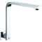 Alfi Brand Polished Chrome 12" Square Raised Wall Mount Shower Arm AB12GSW-PC - alternate 1