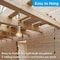 Simple Deluxe 15 Feet Single Bulb Vintage Hanging Pendant Light Cord Kit with Dimmer Switch for Room DIY, Twisted HILAMPCORDLDIMAL - alternate 3