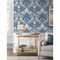 York Wallcoverings French Artichoke Dam Blue Wallpaper DM4951 - alternate 2