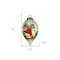 Homeroots Festive Glitter Reindeer with Lights Hand Painted Mouth Blown Glass Ornament 477465 - alternate 2