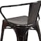 Flash Furniture Contemporary Chair, 21-1/2 in W 19" L 27-3/4" H, Integrated CH-31270-BQ-GG - alternate 4