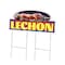 Signmission Lechon Die Cut Yard Sign & Stake outdoor plastic coroplast window, C-DC-2436-DS-Lechon19 C-DC-2436-DS-Lechon19 - alternate 1
