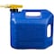 No-Spill Gas Can, Plastic, 5 gal, ViewStripe, Thumb-Controlled Fuel Spout, Blue, Kerosene, 1466 1466 - alternate 2