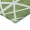 Homeroots 5' X 8' Green And Ivory Geometric Washable Indoor Outdoor Area Rug 600445 - alternate 2