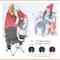 Arrowhead Outdoor Portable Folding USB-Heated Camping Chair with 6-Can Armrest Cooler, Gray KKS0327U - alternate 3